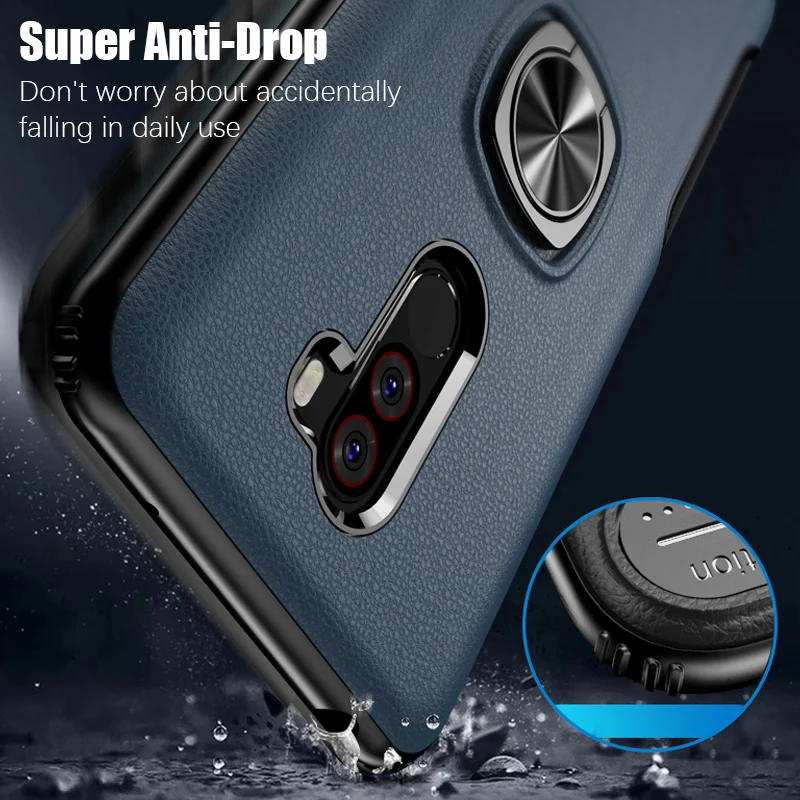 Металлический кронштейн чехол для телефона Xiaomi Mi 9 8 SE Play Focophone F1 Роскошный