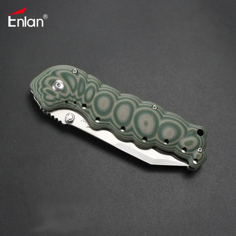 Складной нож Enlan EW078 8Cr13Mov Blade G10 тактический Клинок для выживания на природе