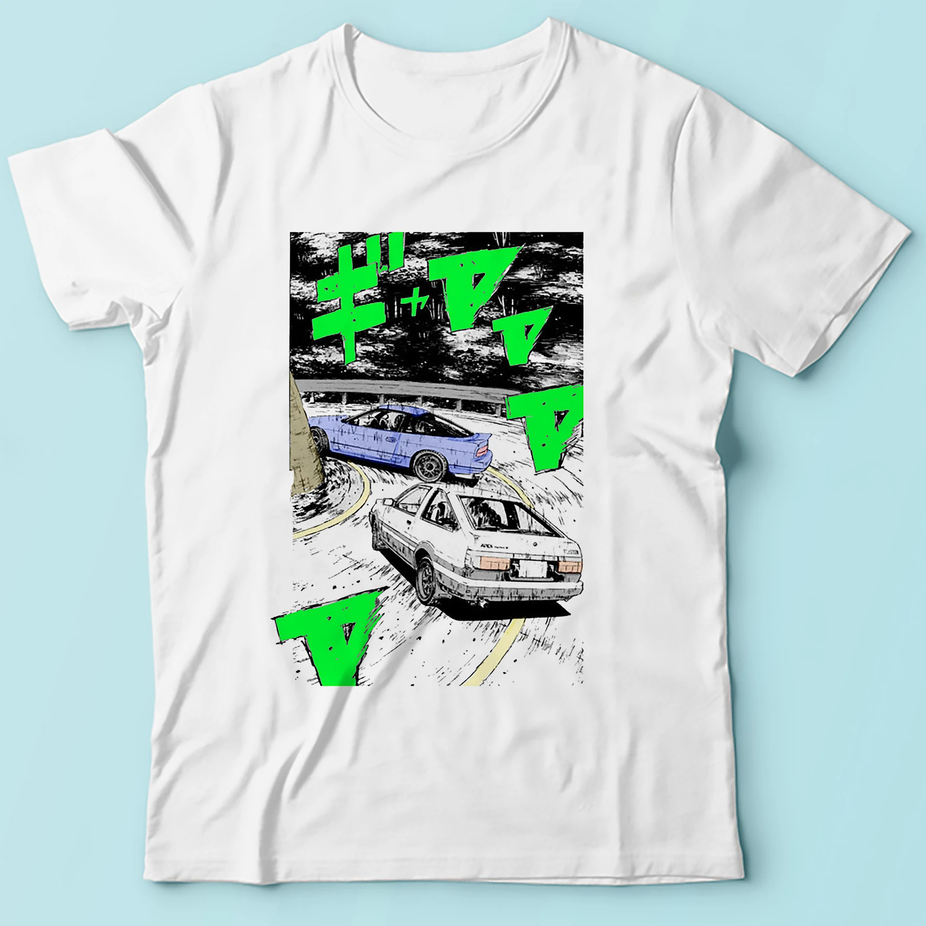 Японская манга проект initial d Fujiwara Takumi забавная Футболка мужская летняя Новинка короткий рукав Уличная Футболка Harajuku