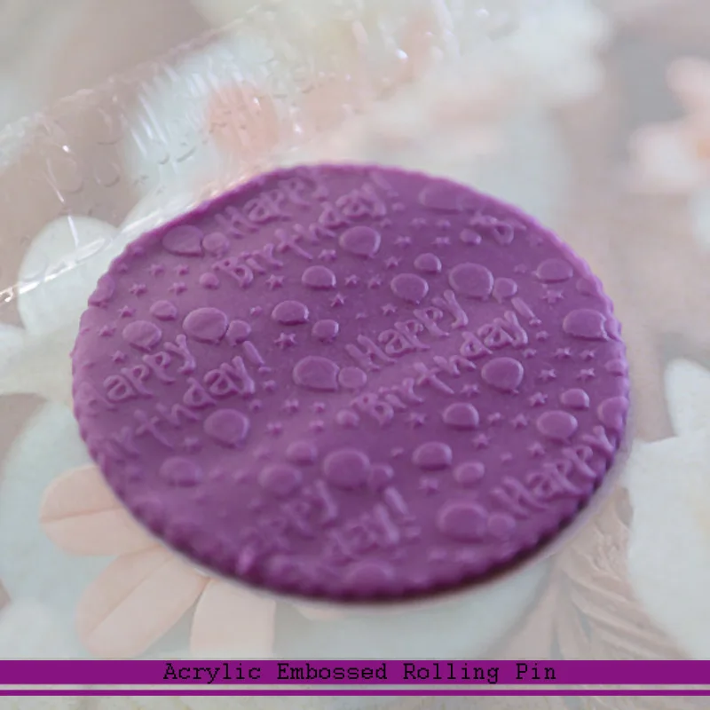 

2018 New Arrivals Cake Decorating Tools Embossed Rolling Pin Unique Birthday Gift For Baking