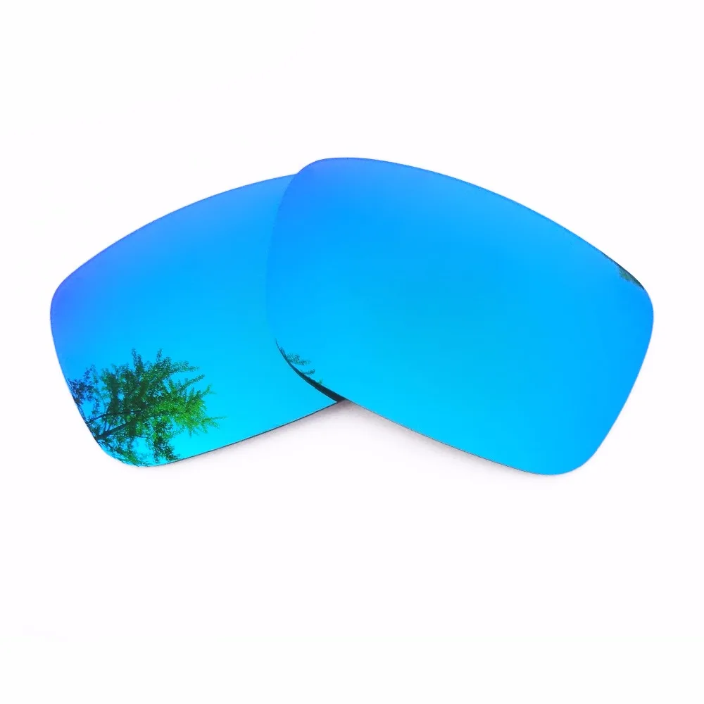 Lenti Di Ricambio Polarizzate A Specchio Blu Ghiaccio Per Occhiali Da Sole Oakley Holbrook Xl Montatura 100% Uva E Uvb