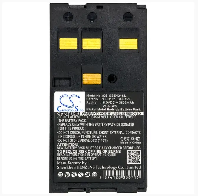 

Cameron Sino 3600mAh battery for LEICA 400 700 800 DNA instruments DNA03/10 GPS500 GS50 GS50 GPS RCS1100 SR500