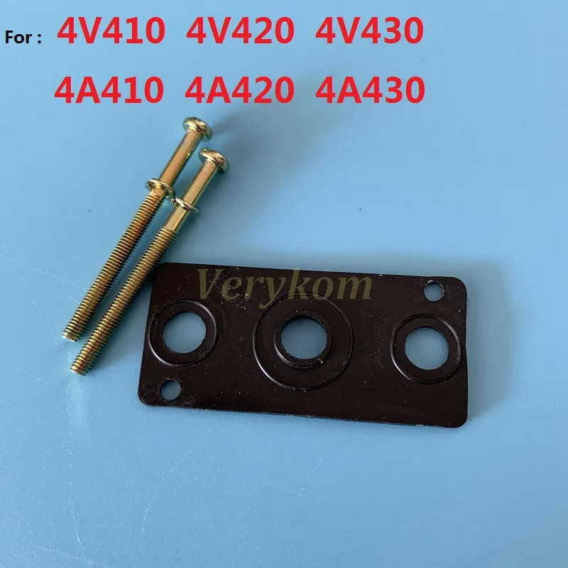 400M gasket 10X пневматический Airtac коллектор основание металлический блок Крышка Заглушка Торцевая крышка уплотнение Прокладка P-100M/200 M/300 M/400M-R2 100MR2 200MR2 - Цвет: 400M gasket