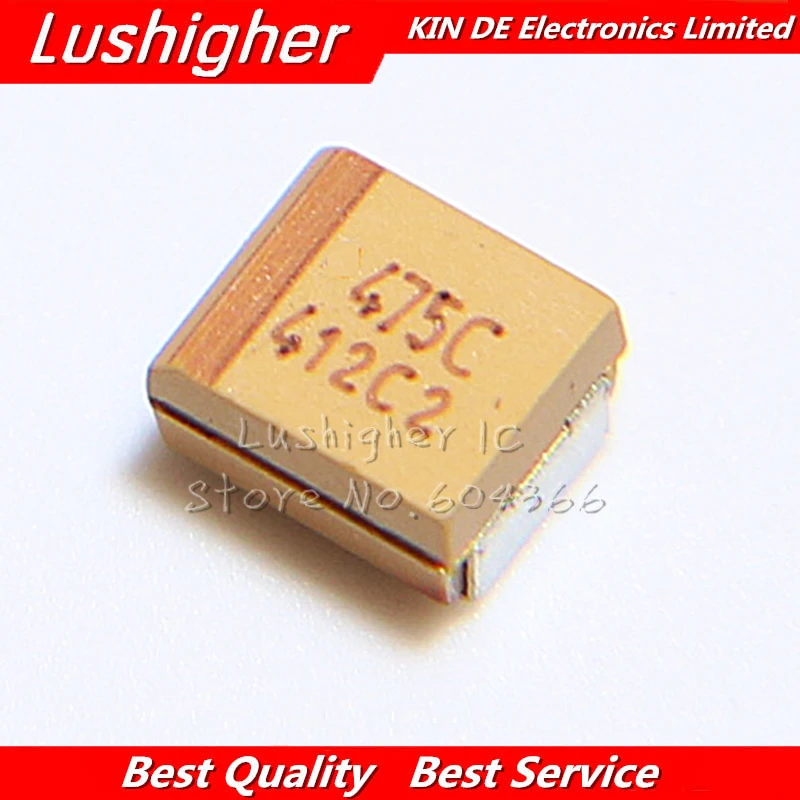 

10 шт. чехол 3528 мкФ 16V 4,7 475C SMD 475 точный танталовый конденсатор