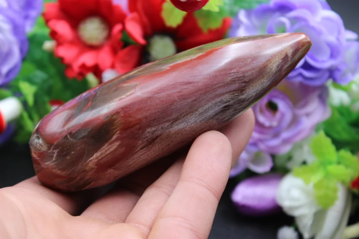 Массажная палочка из натурального кварцевого кристалла 111 г | Дом и сад