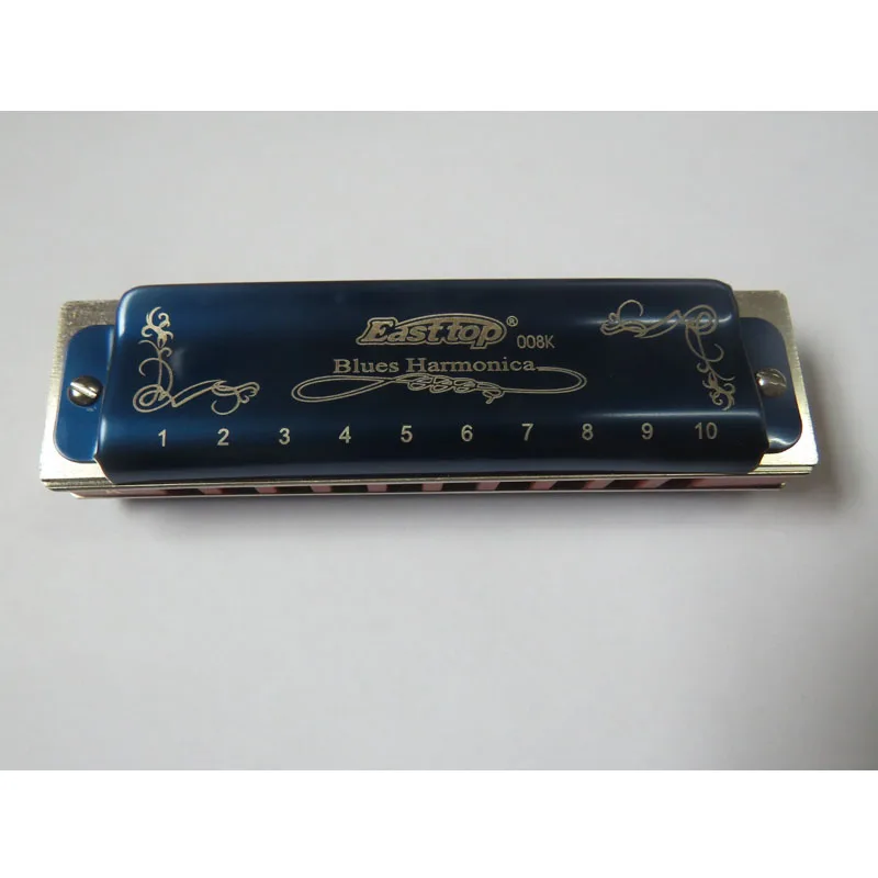EASTTOP T008K ключ новый синий цвет губные гармоники латунь reedplates Фосфорная бронза