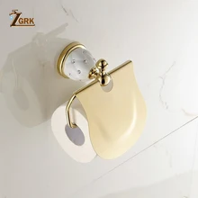 ZGRK Brass Toilet Paper Holder Tissue Hanger Bathroom Rolling Paper Holder Wall Room Tray Mat Chrome Gold Wall Mount Hold ZGRK Brass Toilet Paper Holder Tissue Hanger Bathroom Rolling Paper Holder Wall Room Tray Mat Chrome Gold Wall Mount Hold