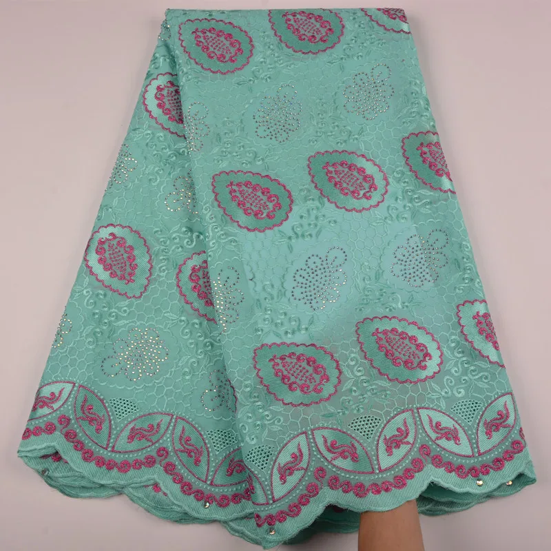 Latest Purple African Cotton Swiss Voile Lace Fabric 2018 High Quality In Switzerland For Party S1358 | Дом и сад
