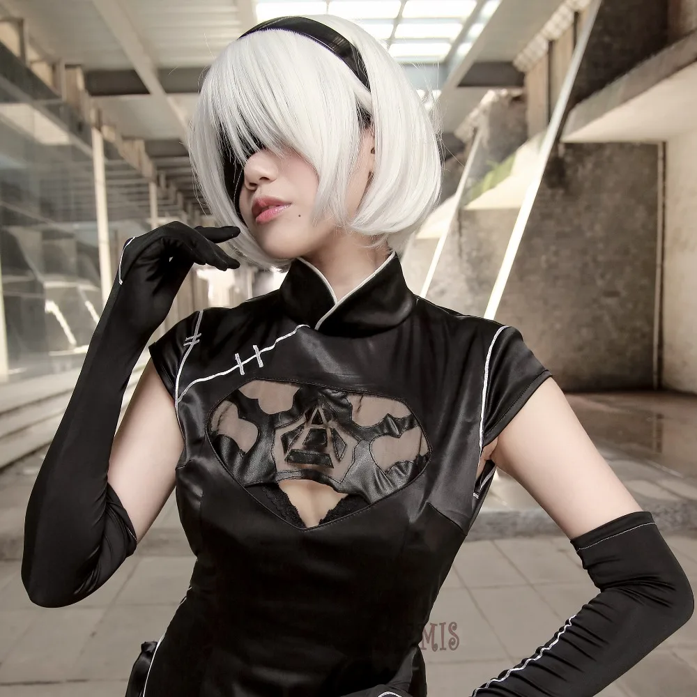 Костюм для косплея Athemis NieR:Automata YoRHa No. 2 тип B сексуальный чонсам |