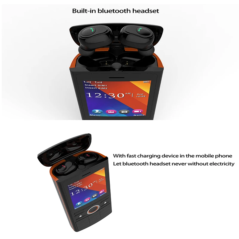 SERVO R25 Bluetooth музыкальный телефон 2," SC6531CA телефон банк питания музыкальный динамик Многофункциональный 6000 мАч мобильный телефон