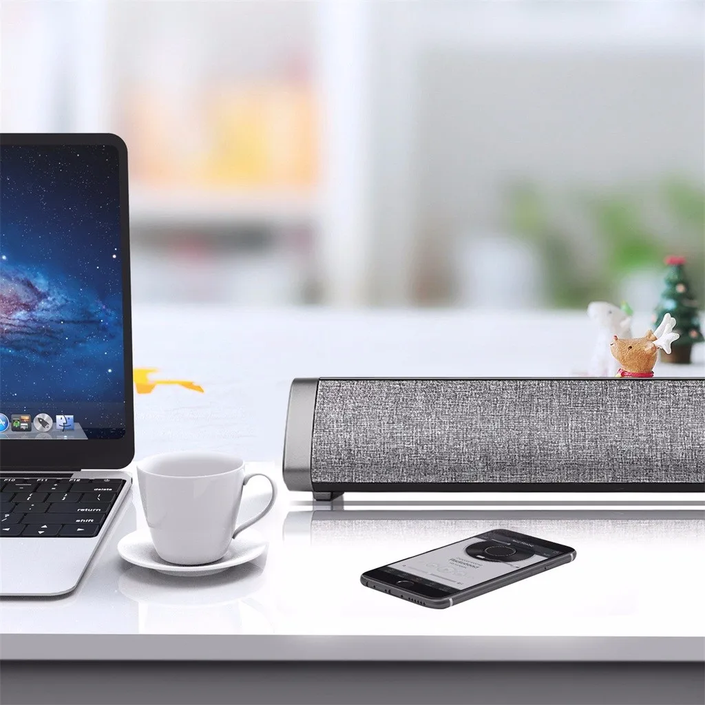 Фото Новый Саундбар ТВ двойной сильный бас динамик беспроводной Bluetooth домашний Новый Саундбар ТВ двойной сильный бас динамик беспроводной Bluetooth домашний