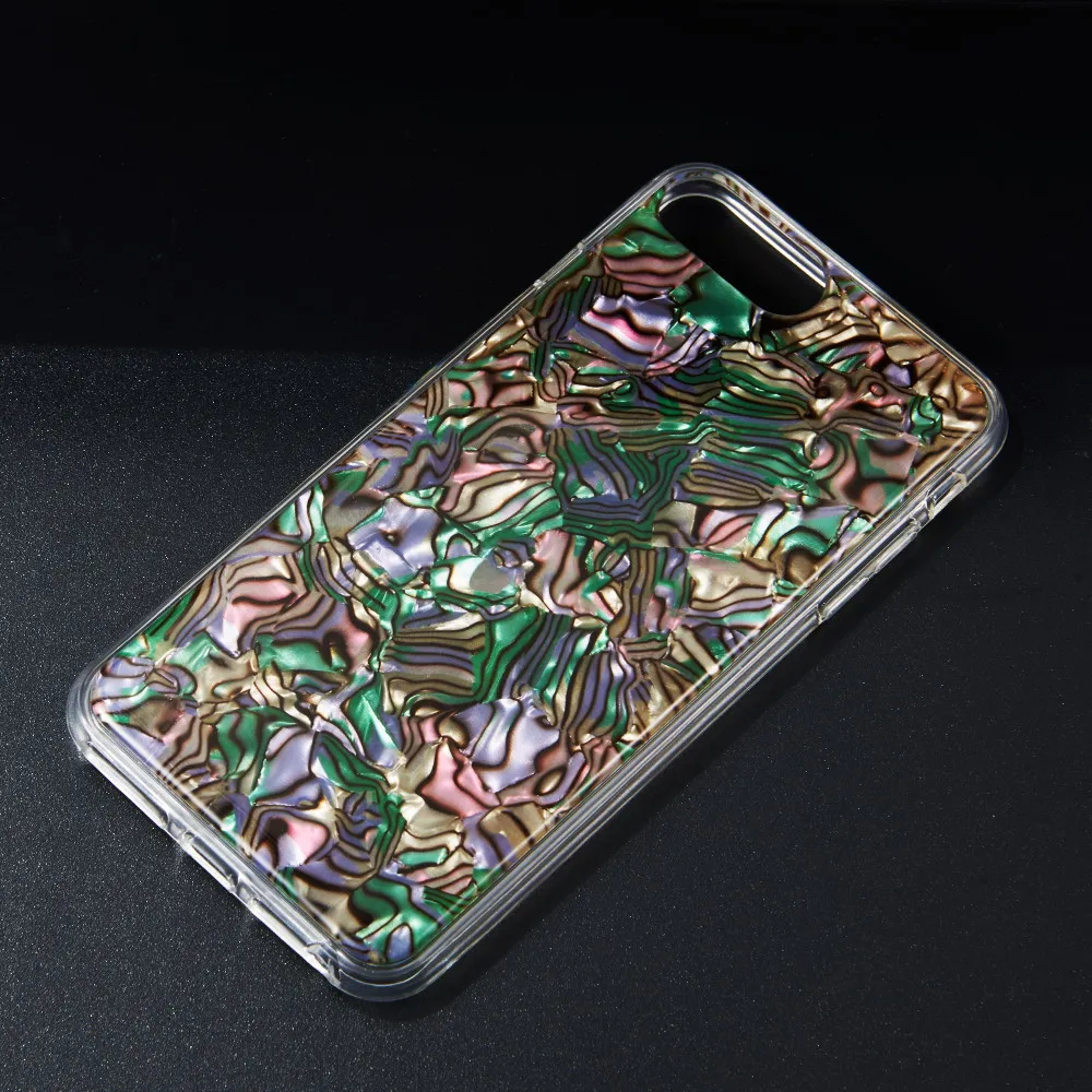 6 7 8 6/7/8 Plus Seashell Phone Case Hard Plastic Back Cover for iPhone plus Ultra Slim TPU Capa |