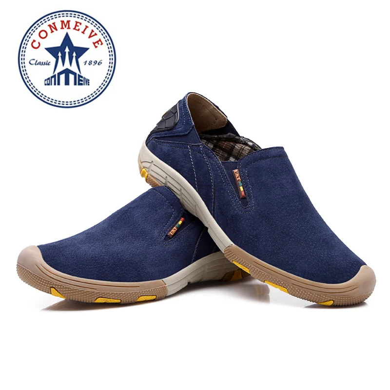 Мужские кроссовки из натуральной кожи для походов охоты зимы 2018|outdoor trekking|shoes men for