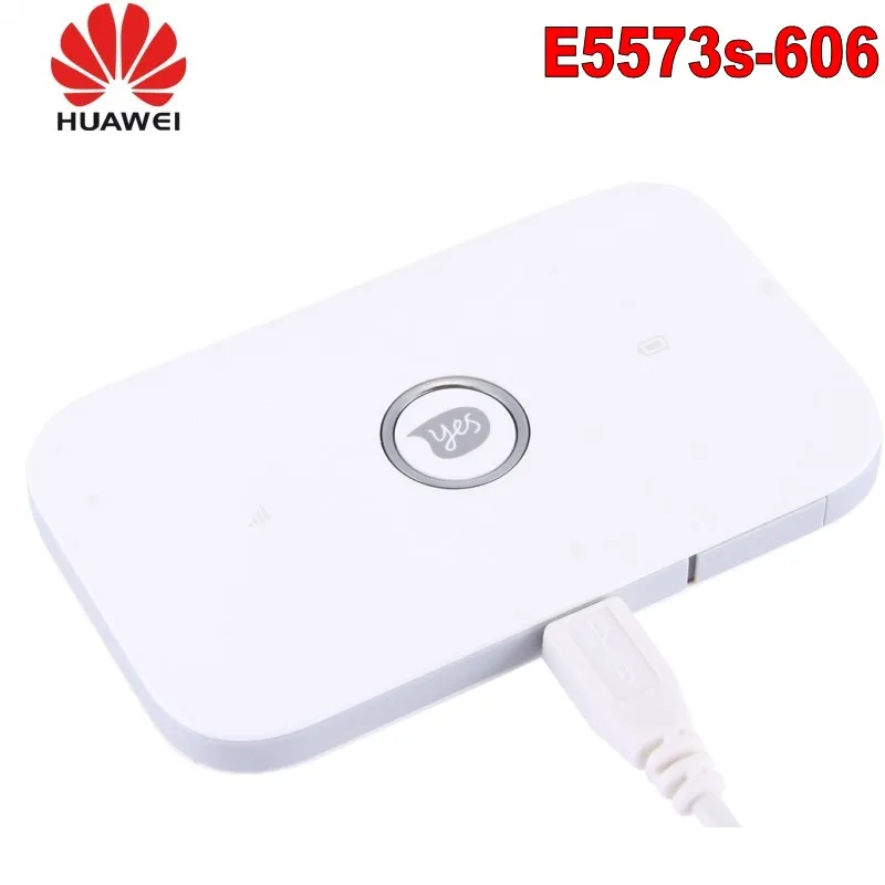 Unlocked Huawei E5573 E5573s-606 CAT4 150M 4G WiFi Router Wireless Mobile Wi Fi Hotspot Band 1/3/7/28/40 +2pcs antenna