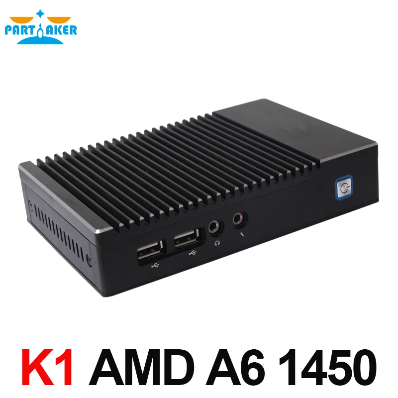 Мини ПК Windows 10 Linux A6 1450 Quad Core GPU Radeon HD 8250 Smart Kit Карманный HTPC HDMI VGA поддержка PXE