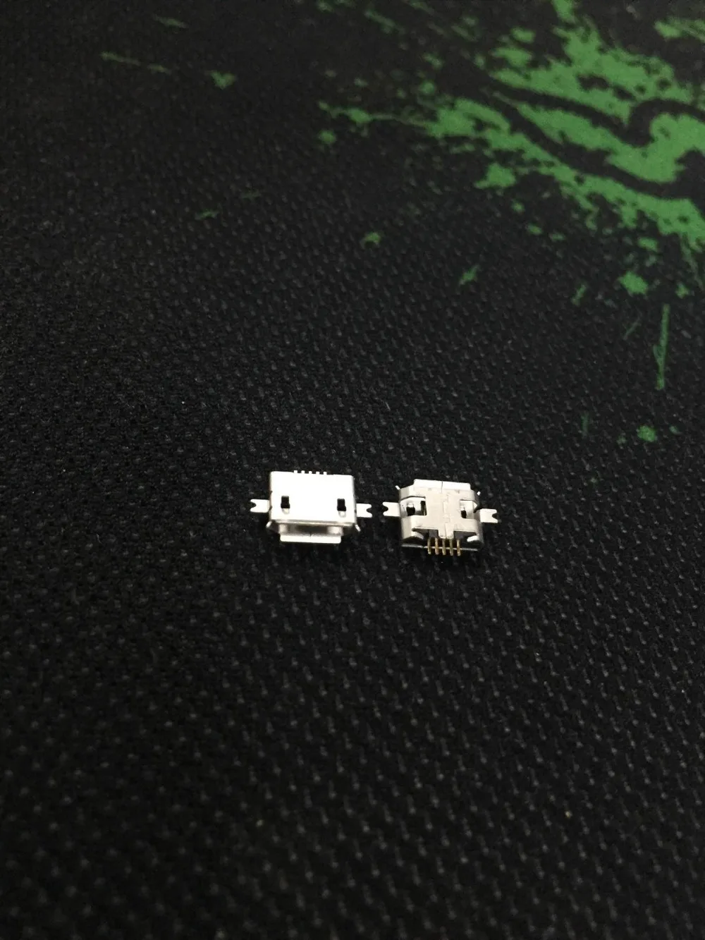 100 шт. Микро разъем Тяжелая пластина 1 0 SMD 2 фута мини usb 5P Женский планшет зарядное