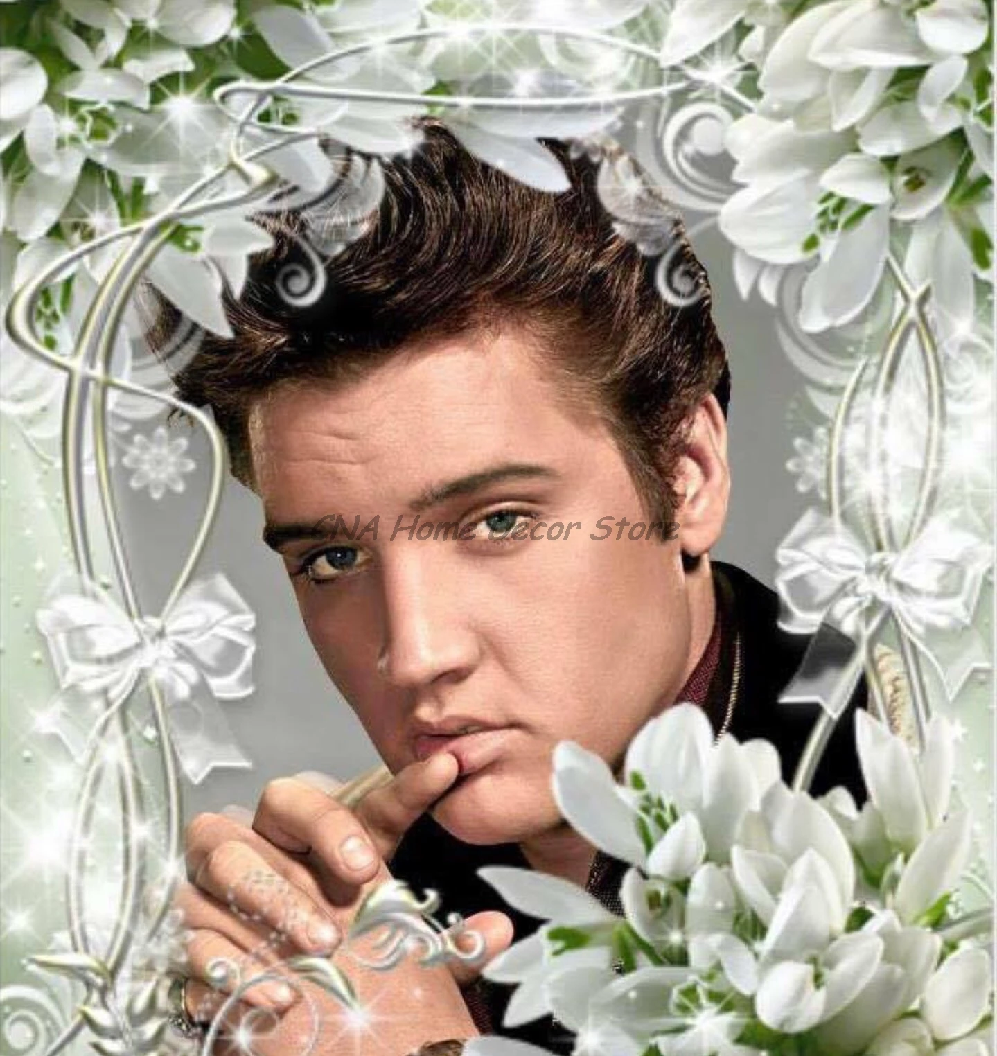 Elvis фото 3d Diy алмазная живопись Набор для вышивки крестиком квадратные Стразы