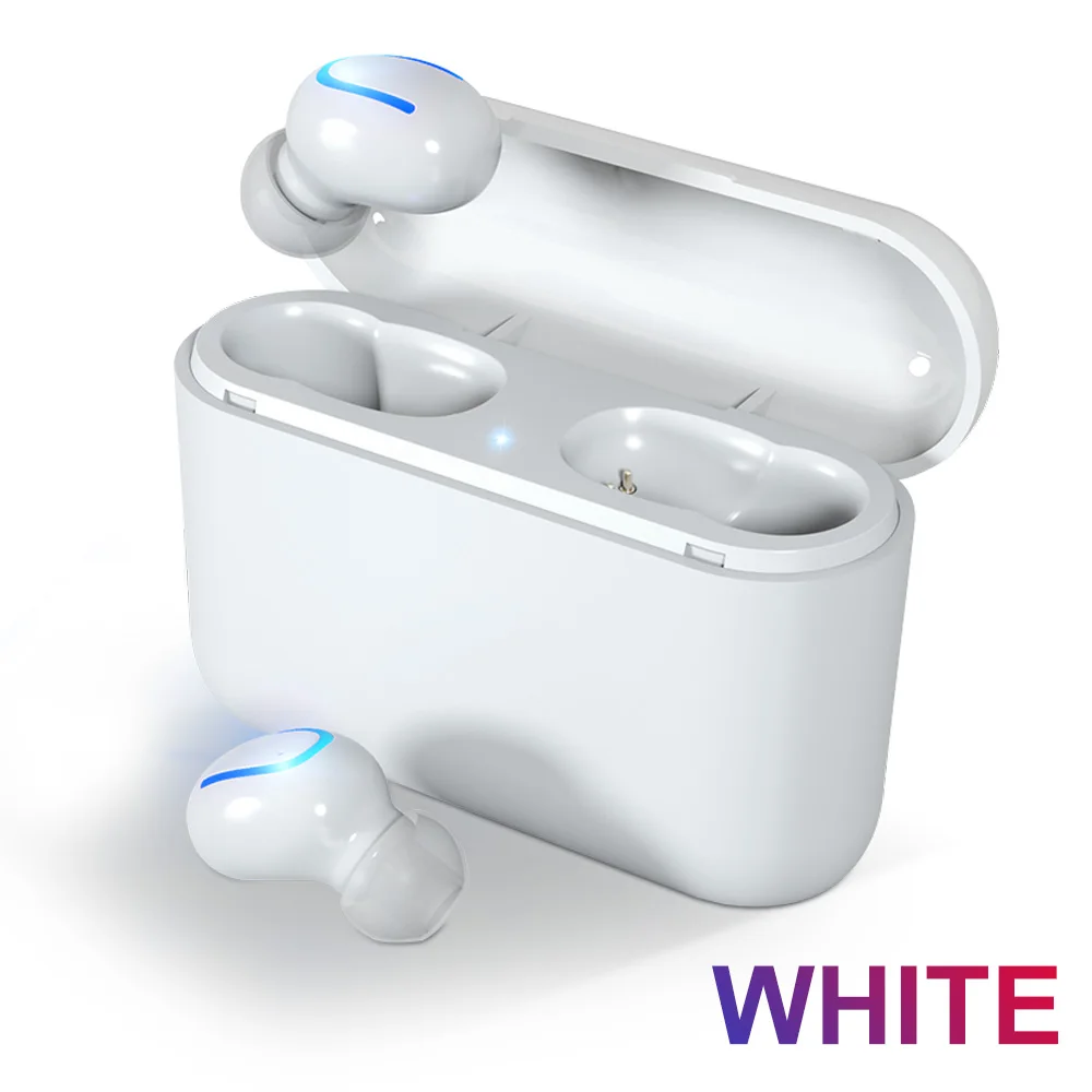 ANMONE Bluetooth 5,0 наушники Q32 TWS беспроводные наушники стерео звук Игровые наушники с внешним аккумулятором наушник для телефона - Цвет: White Earphone