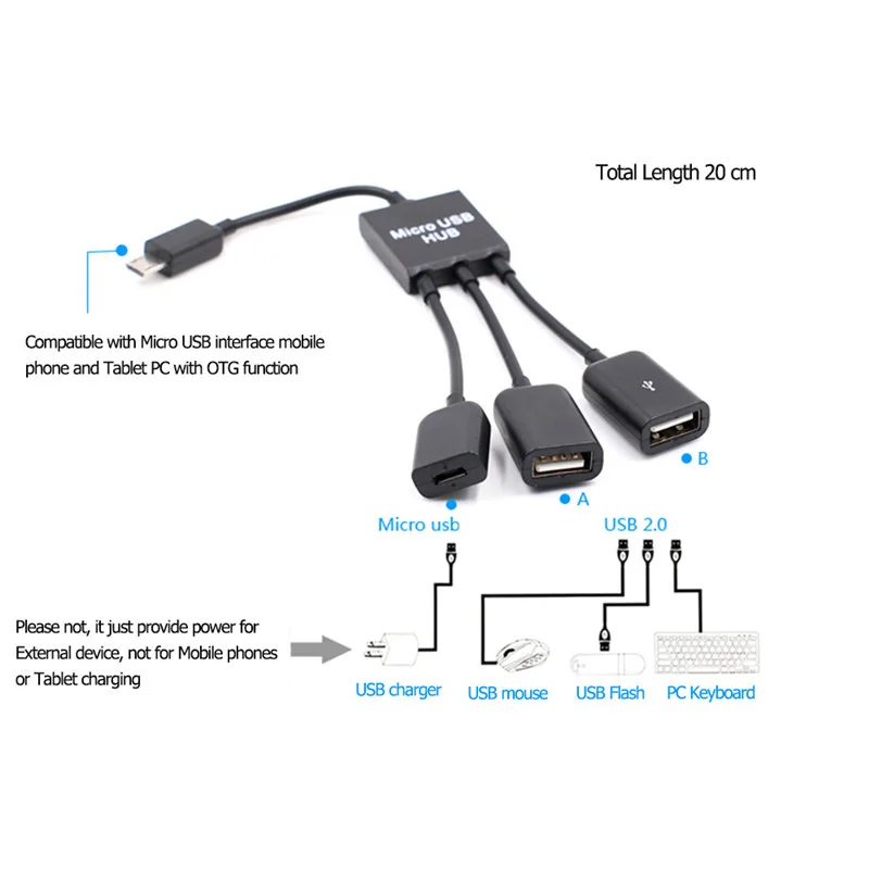 1 шт. высокое качество Тип C 3 2 порта USB 0 с портовым микро зарядным концентратором