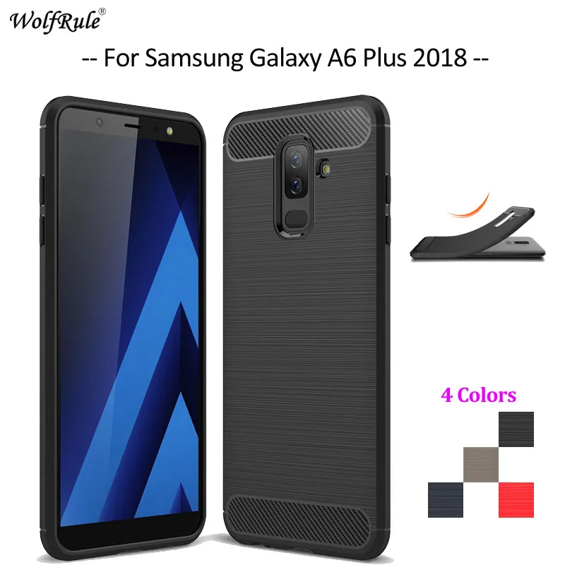 Чехол для Samsung Galaxy A6 Plus 2018 Мягкий силиконовый чехол телефона + A605 6''|Бамперы| |