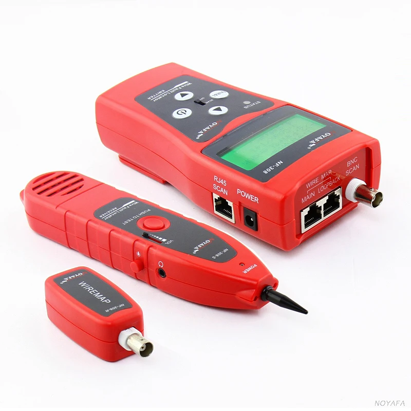 NOYAFA красный NF 308 LAN Сетевой кабель Тестер телефонного провода трекер для Cat5e Cat6e RJ45