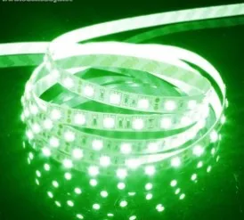 

1 метр 60 лампочек Водонепроницаемый светодиодный неизолированный ленточный светильник 12 В 3825 Многофункциональный светильник-зеленый