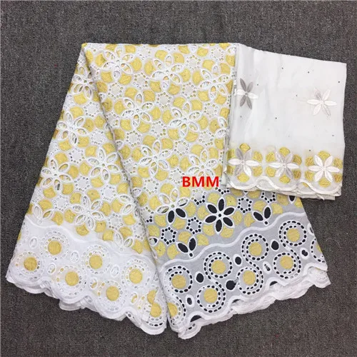 white gold 1 swiss voile lace in switzerland tissu dentelle white nigerian lace fabrics african dresses for women swiss lace fabric 7yard/lot - Цвет: white gold 1