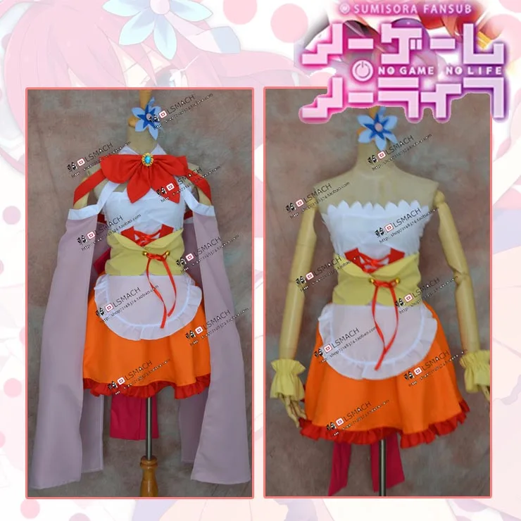 Индивидуальная Мода Аниме без игры нет жизни косплей одежда Стефани Дора костюм