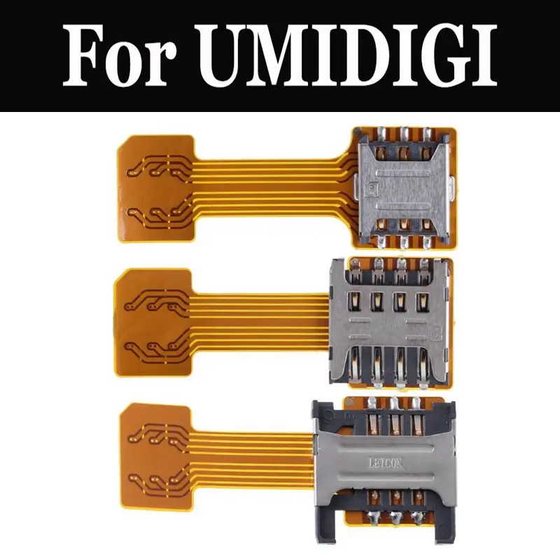 Гибридный двойной адаптер Micro SD для микро SIM карты UMIDIGI G C Note 2 Crystal C2 Z1 Pro S A1 A3 One Max Z2