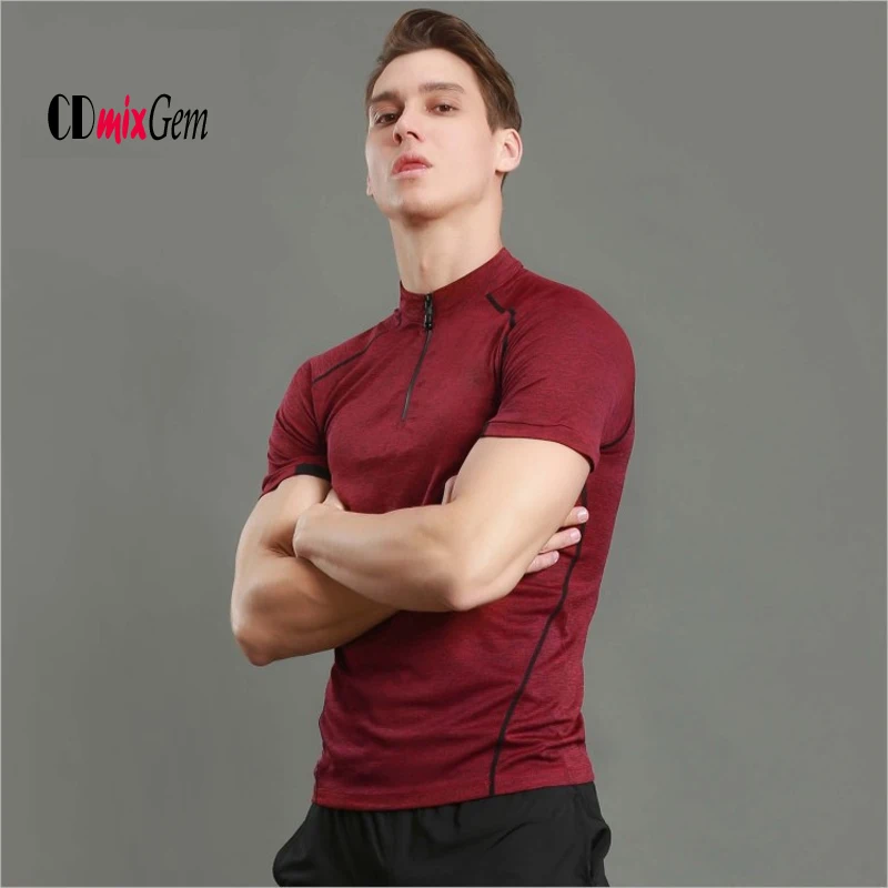 Мужские Кроссовки Скорость сухой Дышащий молнии воротник мужской с коротким