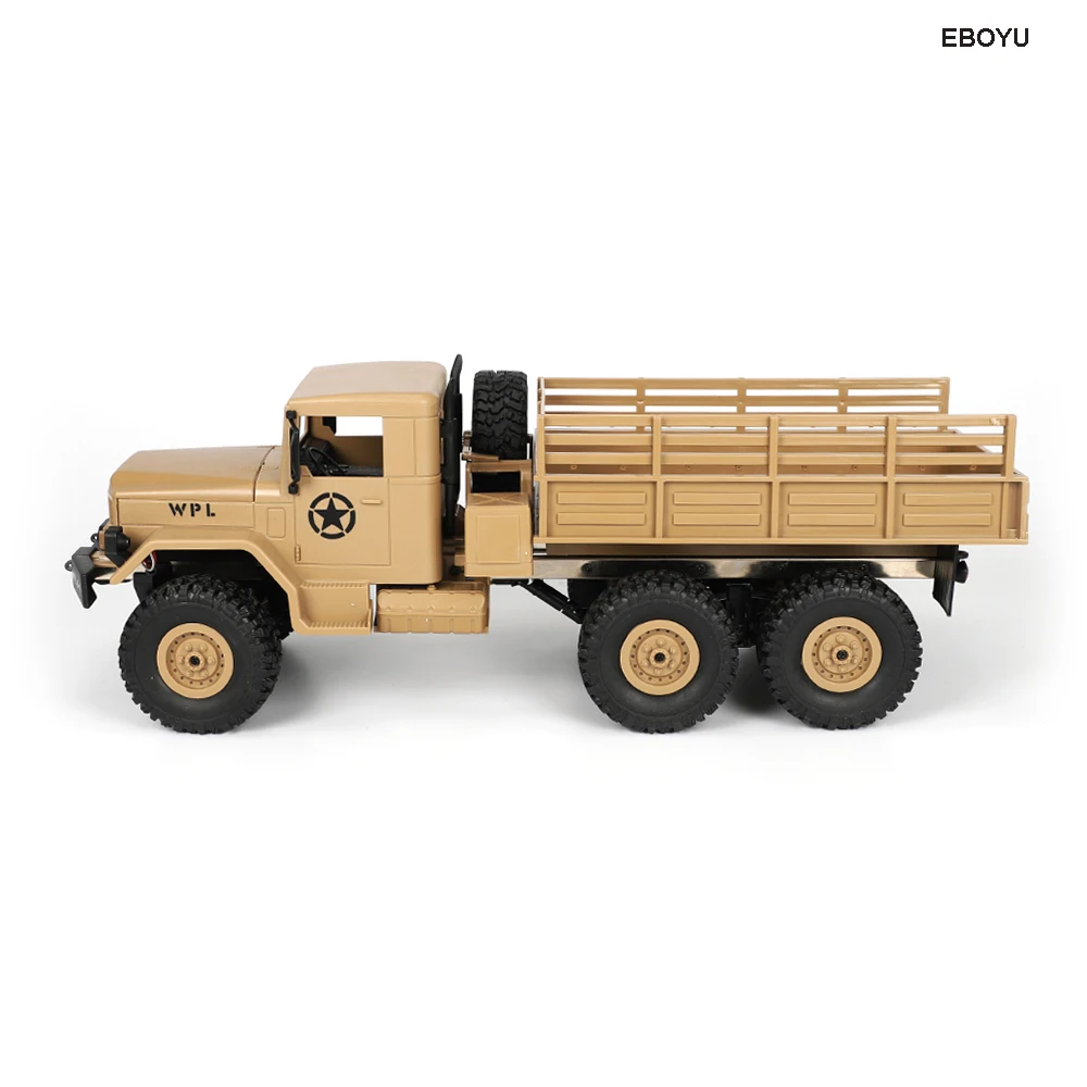 WPL B16 RC грузовик 1/16 2 4G 6WD гусеничный внедорожник с светильник RTR|rc racing car|rc carmonster truck