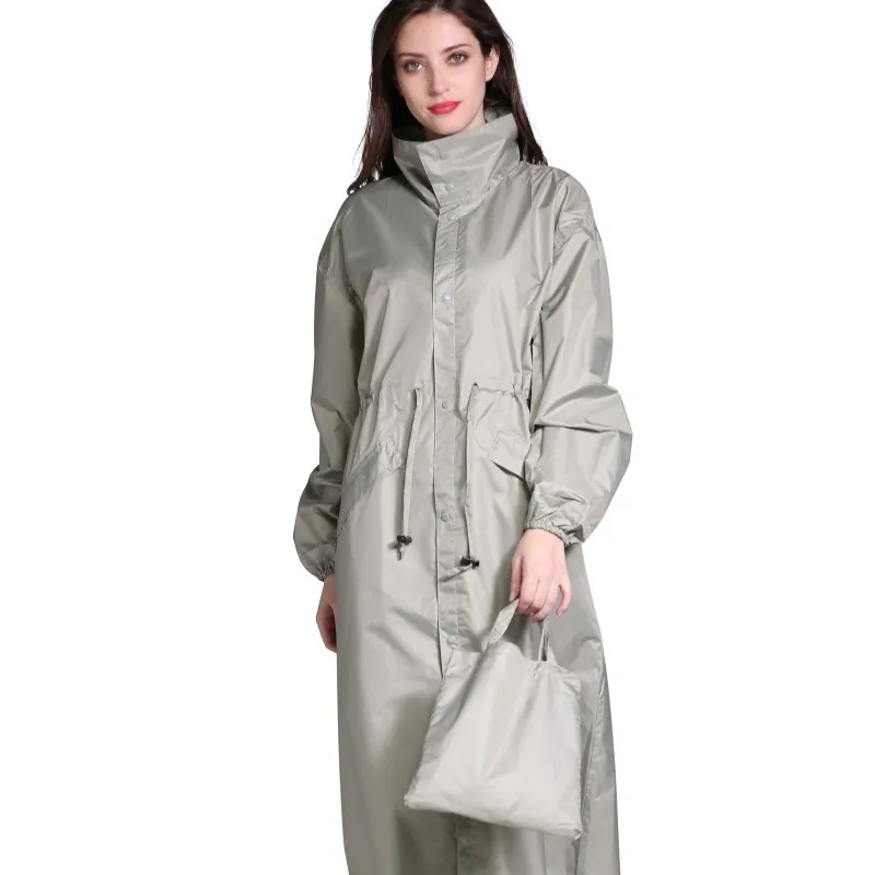 Raincoat Women 2018 Fashion Ladies Rain Coat Breathable Long Raincoats Portable Water-Repellent | Дом и сад