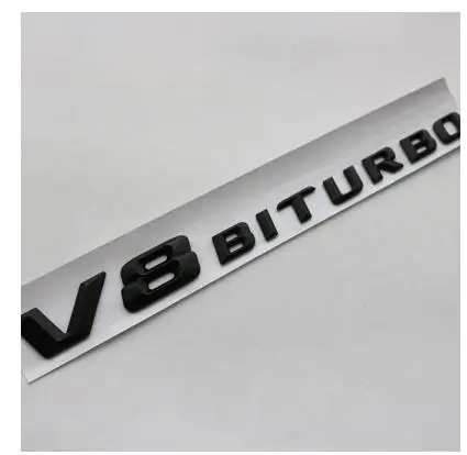 10 шт. новый автомобильный Стайлинг V8 Biturbo V8Biturbo черный красный серебряный значок