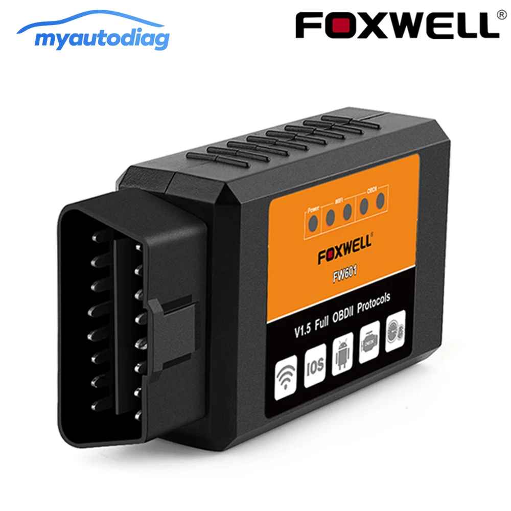FOXWELL FW601 универсальный OBD2 wifi ELM327 V 1 5 сканер для iPhone IOS автоматический OBDII