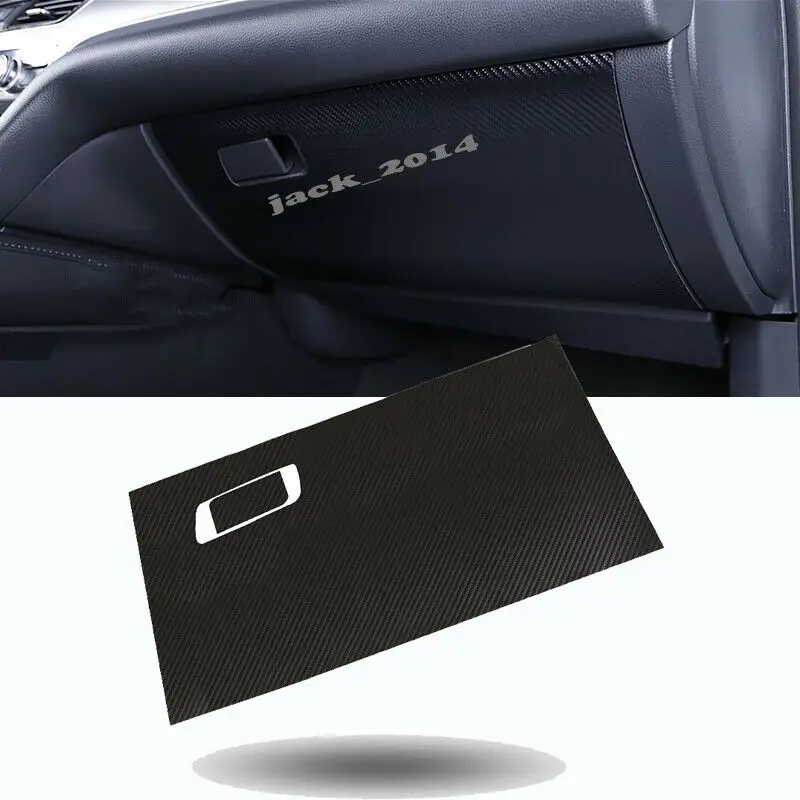 

Carbon Fiber Sticker Storage Glover Box Trim 2pcs For 2018-2019 Honda Accord 10th