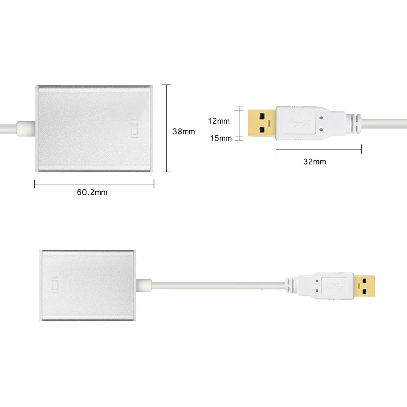USB к HDMI конвертер видео адаптер внешней видеокарты Монитор Проектор для Windows