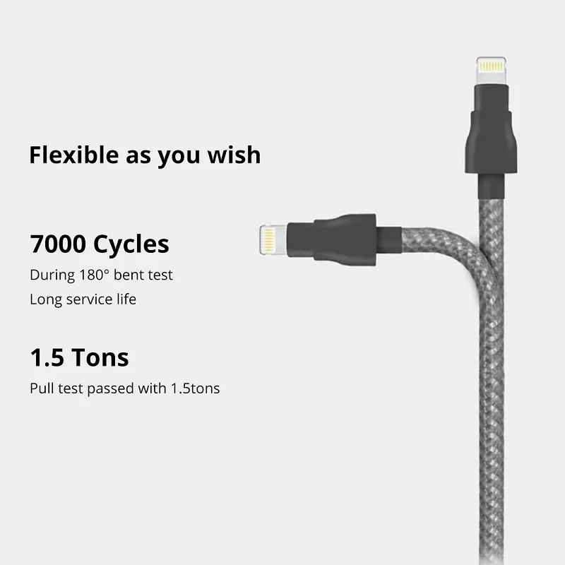 Кабель USB Snowkids для iPhone длинный 3 м 2 шт. X 8 7 6 5 XR XsMax Поддержка iOS 12 с разъемом