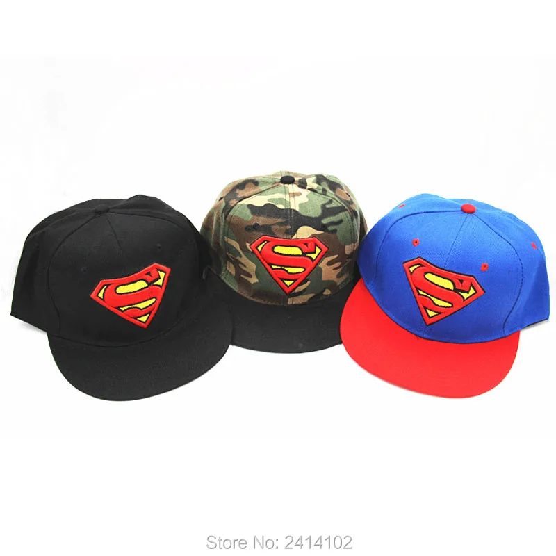 НОВЫЙ ГОРЯЧИЙ! хлопок snapback Унисекс Мужские Женщин Людей S Супермен Snapback телевизор