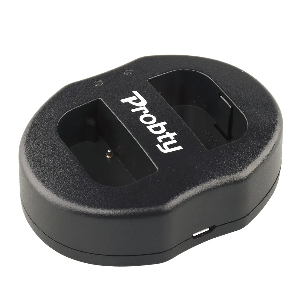 PROBTY 2 шт. NB-2L NB 2L NB-2LH батарея + ЖК дисплей Dual USB зарядное устройство 1 х США/ЕС штекер