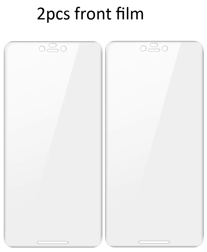 2xfront Imak Гидрогелевая пленка 3 III для Google Pixel 3a XL задняя Передняя Задняя Защитная Прозрачная Олеофобная пленка - Цвет: 2xfront
