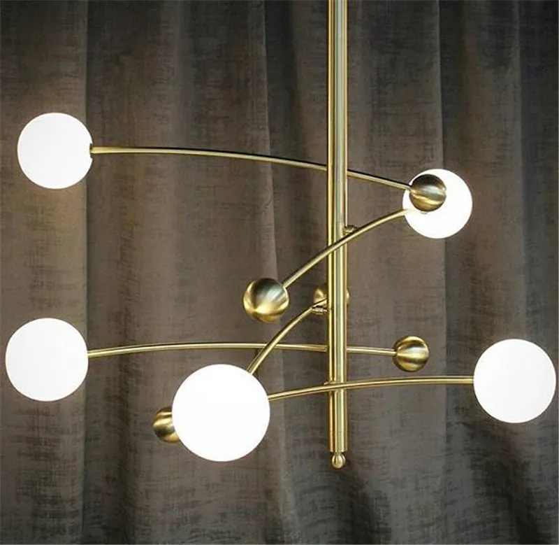 

Современные светодиодный подвесные светильники Magic Bean Glass, светодиодный ная потолочная Подвесная лампа для столовой, бара, ресторана, домаш...