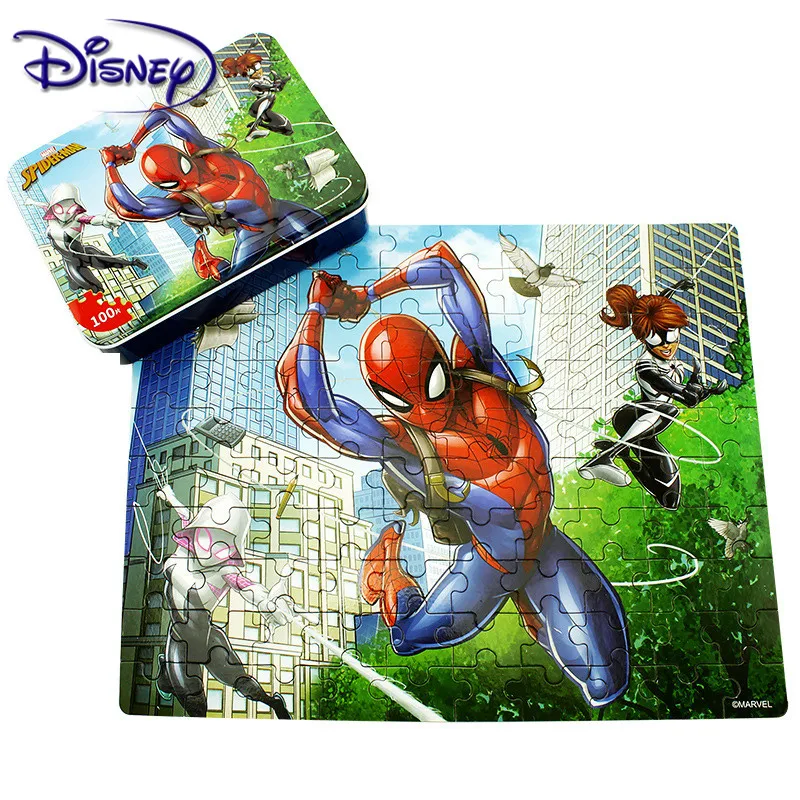 Disney 100 шт. с принтами &quotMarvel&quot &quotМстители&quot &quotЧеловек паук&quot автомобиль