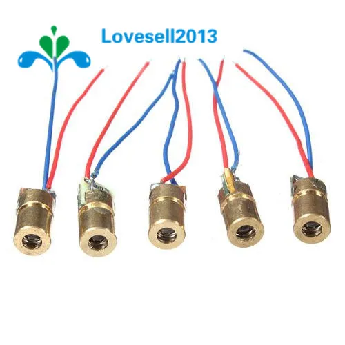 5PCS Mini 650nm 5mW 5V точечный модуль лазерного диода Head | Электроника