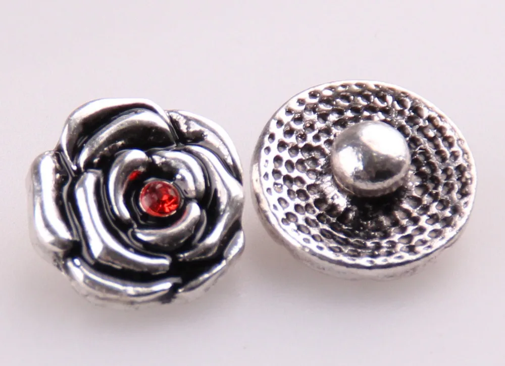 

MOODPC Новое поступление, мини 1,2 см, цвет розы, сплав, DIY кнопки, металлические талисманы, бесплатная доставка