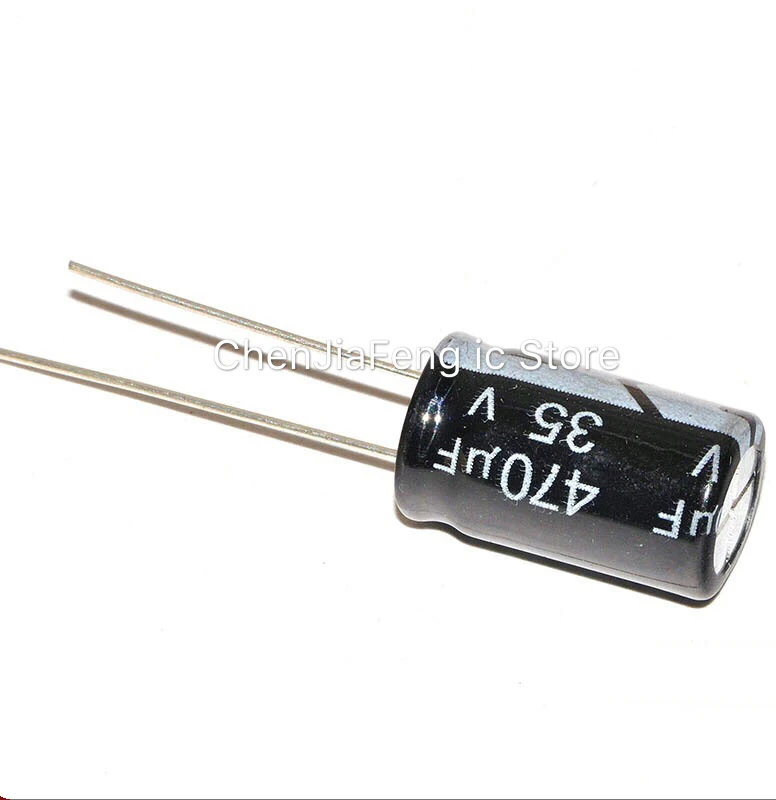 

50PCS/LOT New original 35V470UF 10X17MM Aluminum electrolytic capacitance