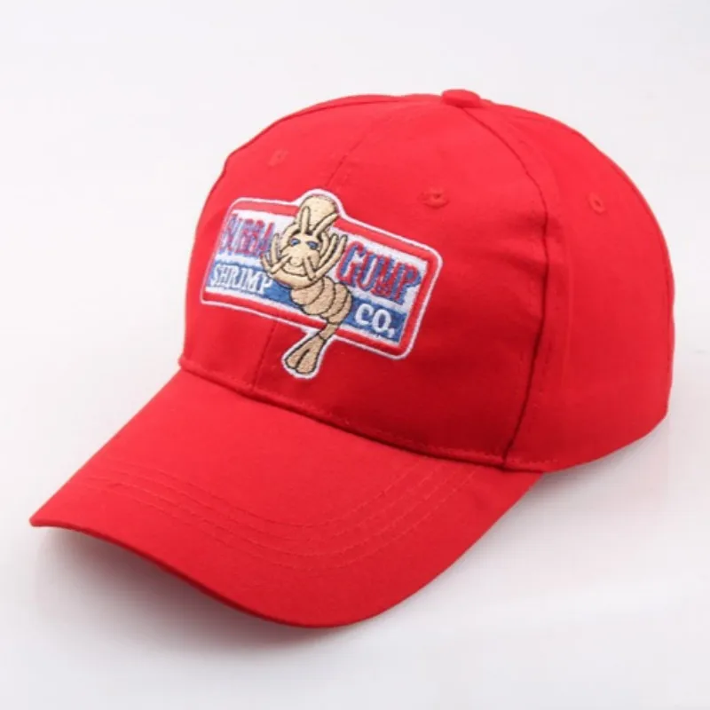 Вышивка BUBBA GUMP креветки CO. Бейсболка для мужчин и женщин регулируемая хлопковая