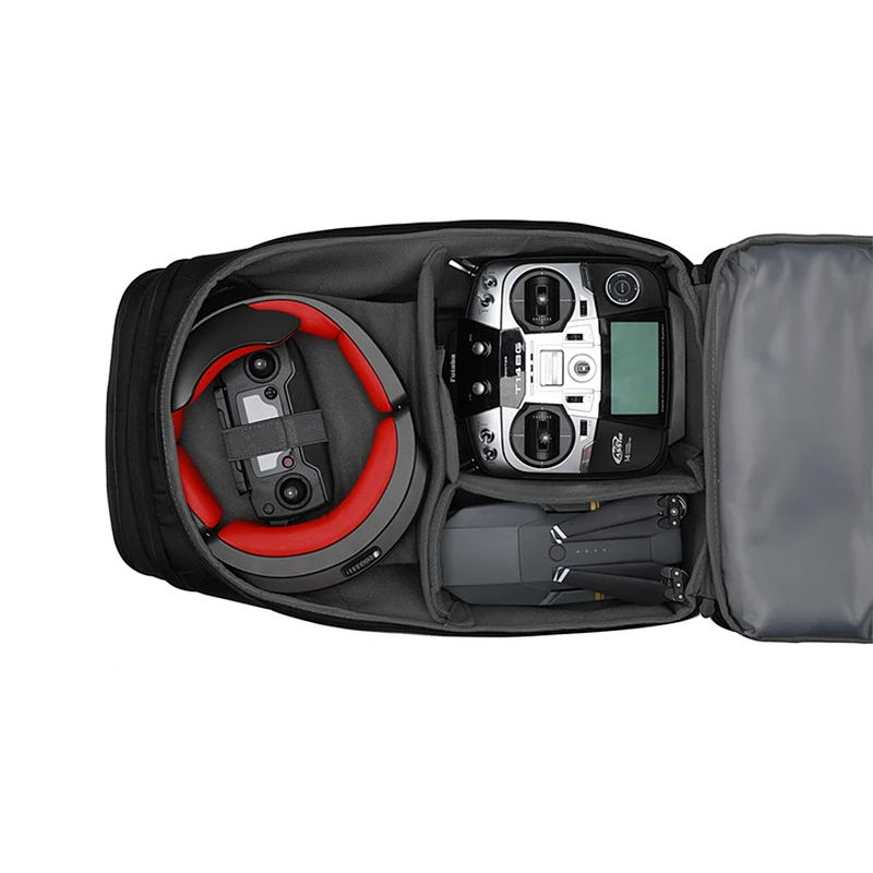 DJI Goggles Carry More Backpack доступно в двух разных стилях. Размеры: 29 5*15*48 см совместимы с