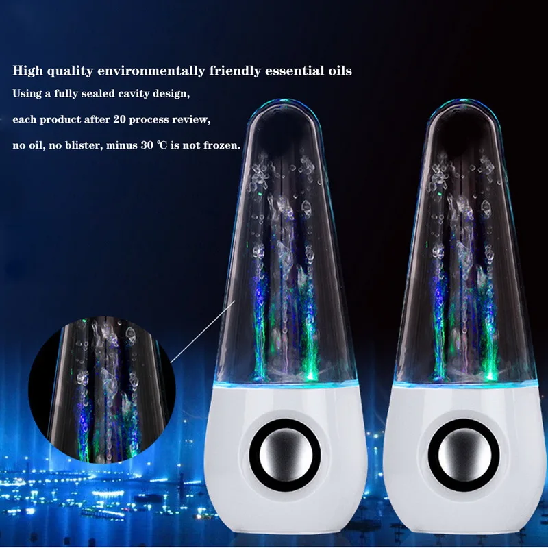 Bluetooth воды танцы колонки световое шоу Музыкальный фонтан светодио дный