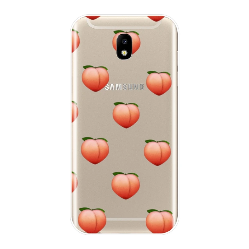 Задняя крышка персикового цвета для Samsung Galaxy J3 J5 J7 2015 2016 2017 чехол телефона J2 Prime J4 J6