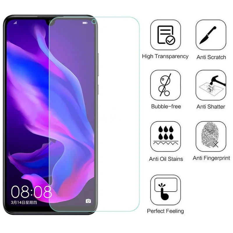 

Закаленное стекло 9H для Huawei Honor 8X 8C View 10 Lite, защитная пленка для экрана Honor 7C Pro, 9 Lite, 7X, 7S, JSN-L21, Взрывозащищенная пленка